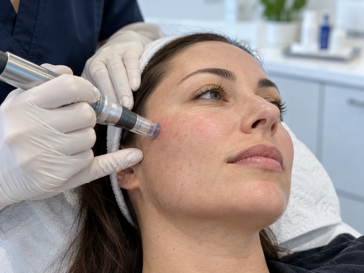 PRF microneedling procedure